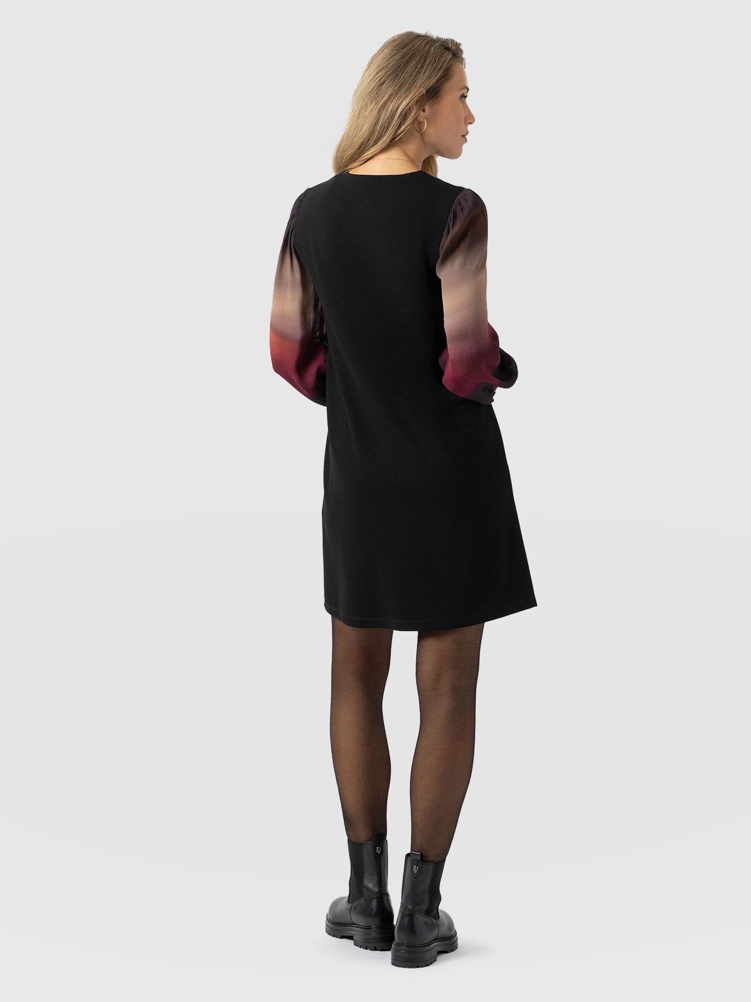 Esme Zip Up Dress - Purple Gradient